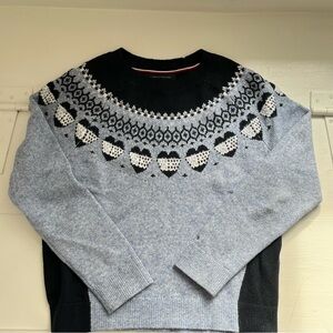 Tommy Hilfiger Navy and light Blue Crewneck Sweater